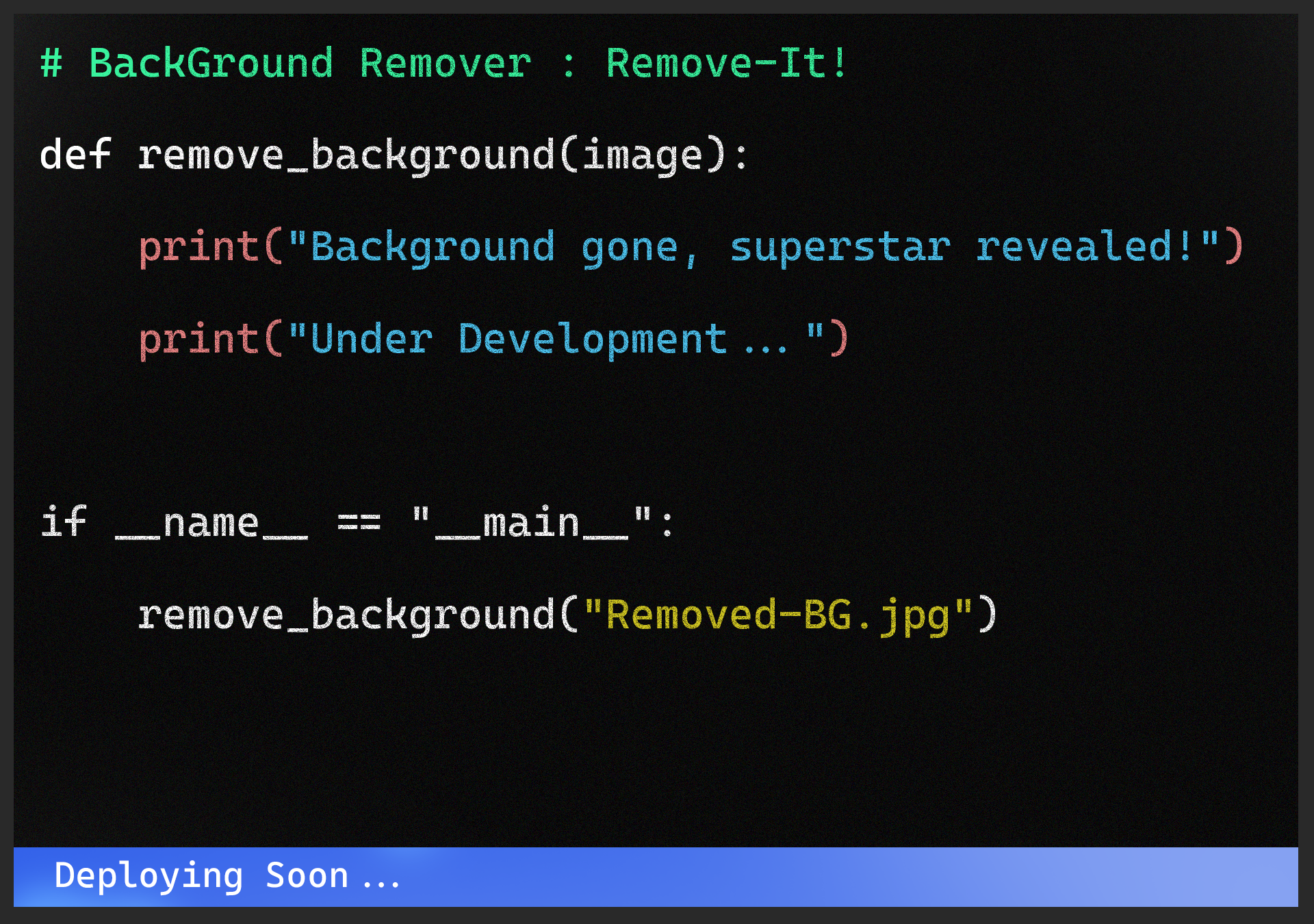 Remove-it By CodeYatri